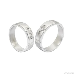Nhẫn Cưới Vàng Trắng MTNC0241