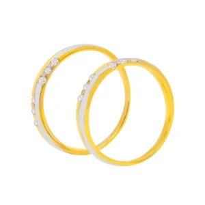 Nhẫn Cưới Hai Màu NC0018