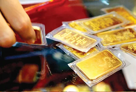 Giá vàng giảm mạnh, mất mốc 1200 USD