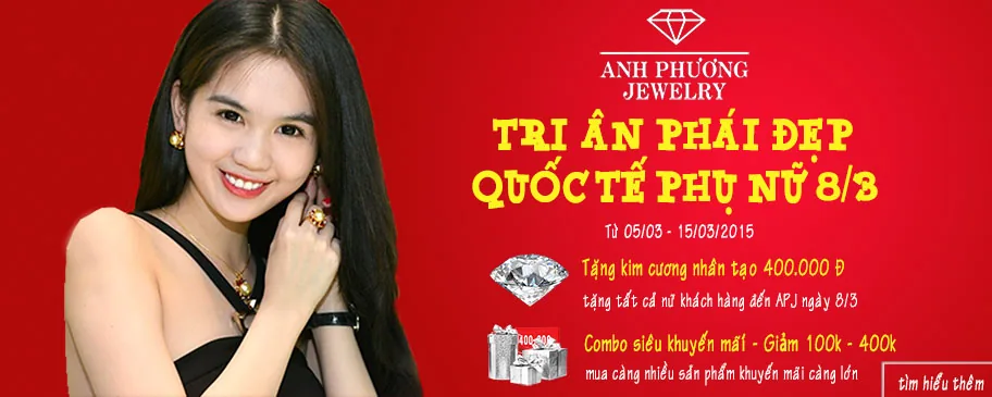 khuyến mãi trang sức 8/3 , 20/10 khuyến mãi trang sức 8/3 , 20/10