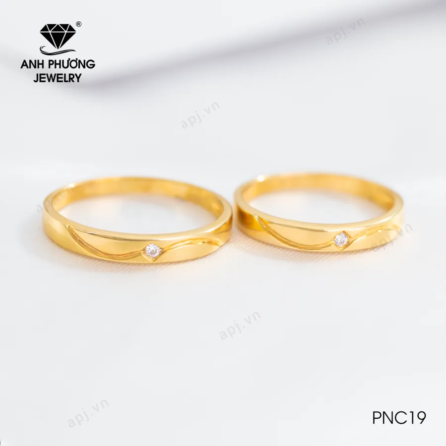 Nhẫn Cưới Vàng PNC19
