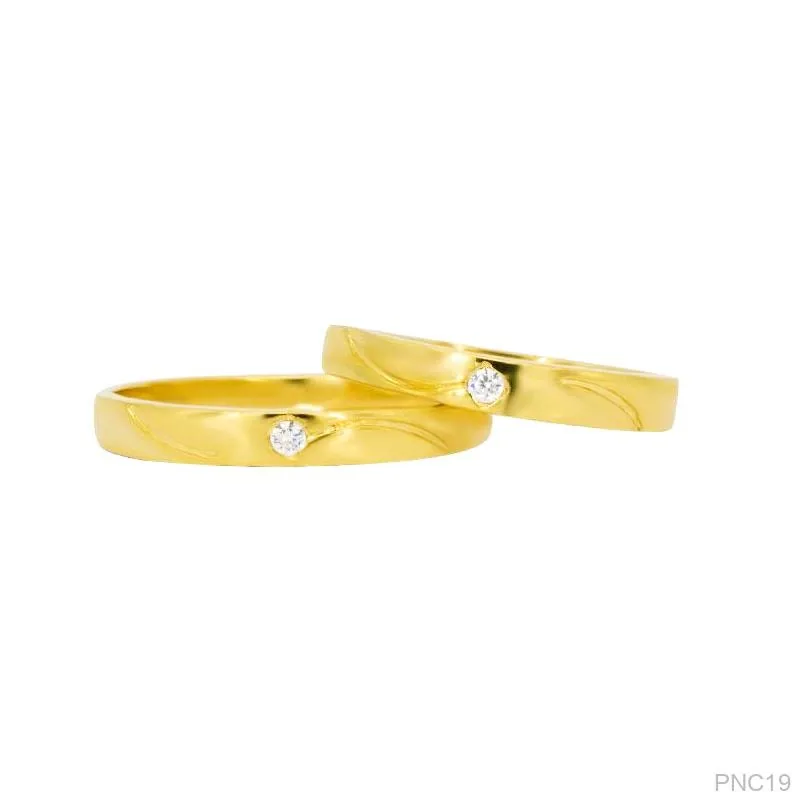 Nhẫn Cưới Vàng PNC19