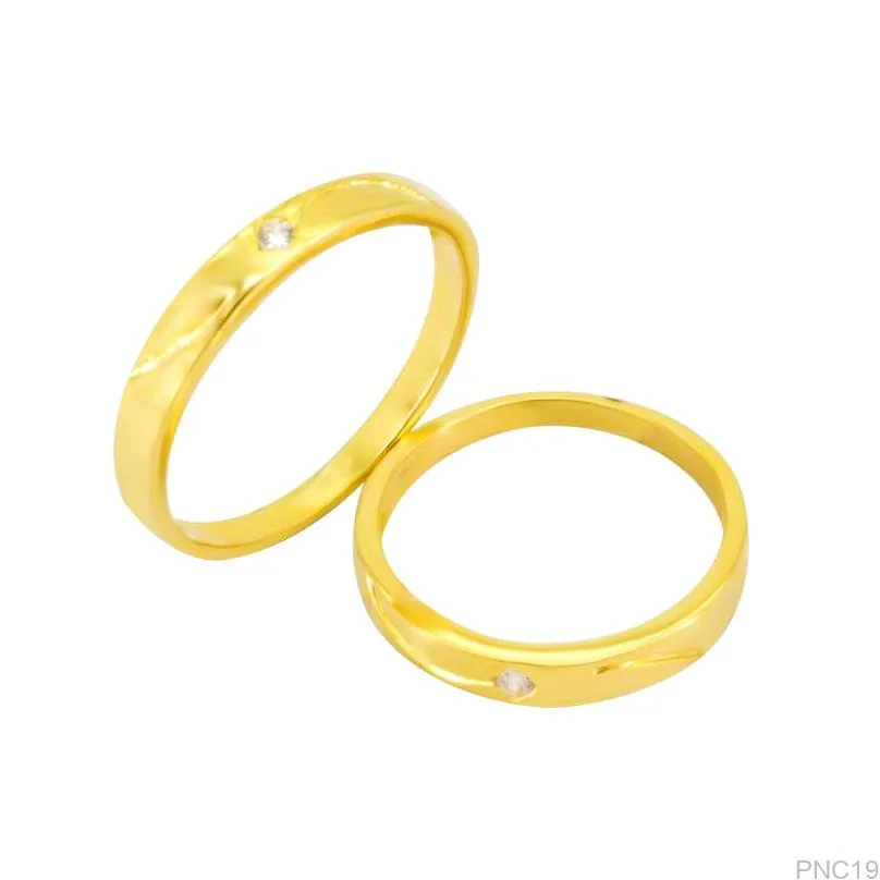 Nhẫn Cưới Vàng PNC19