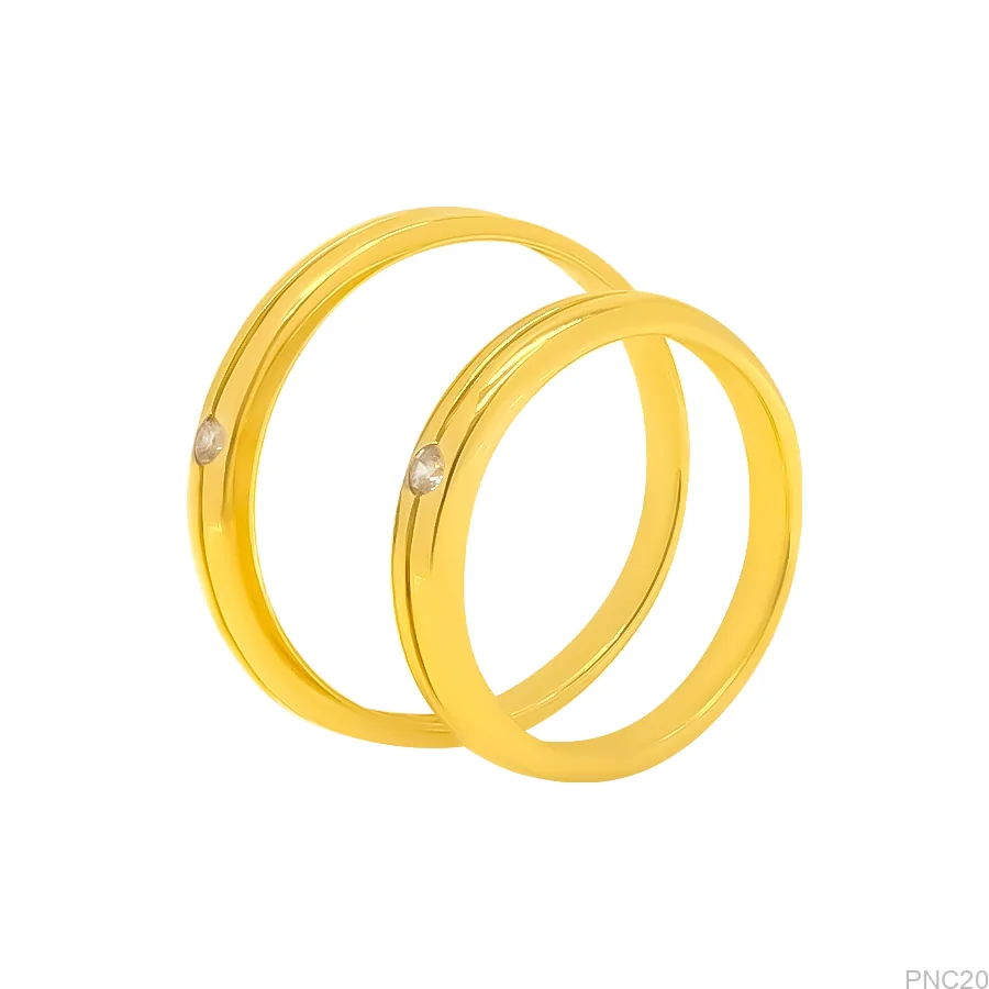 Nhẫn Cưới Vàng PNC20