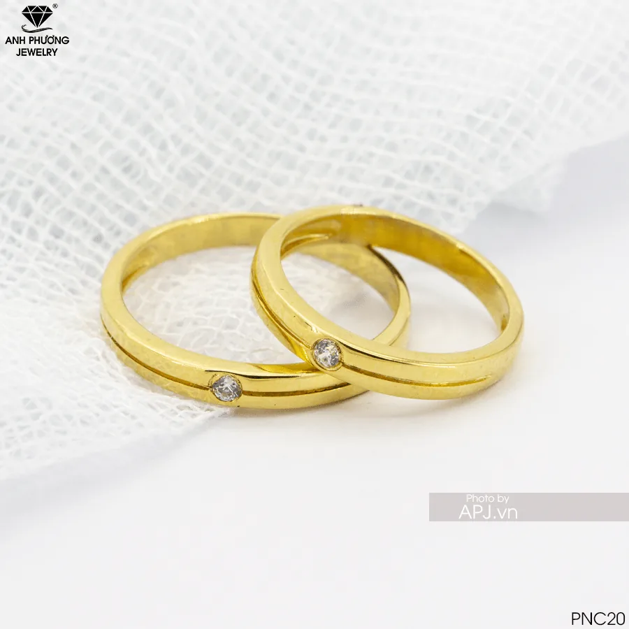 Nhẫn Cưới Vàng PNC20