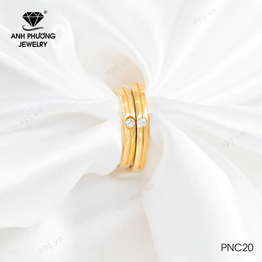 Nhẫn Cưới Vàng PNC20