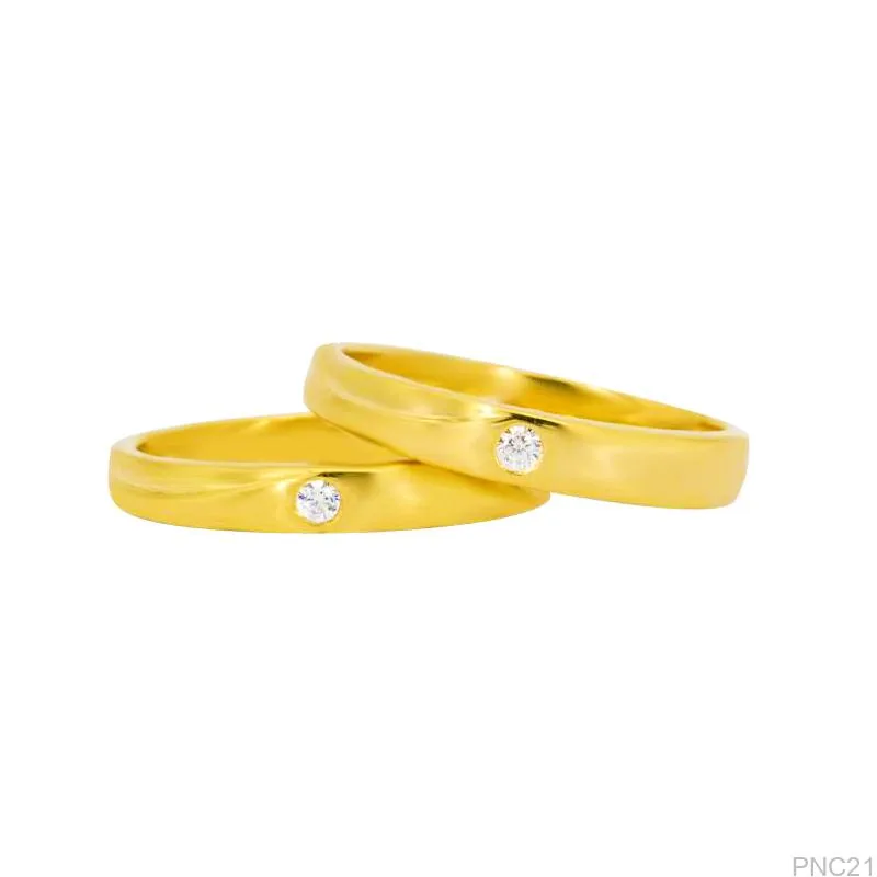 Nhẫn Cưới Vàng PNC21