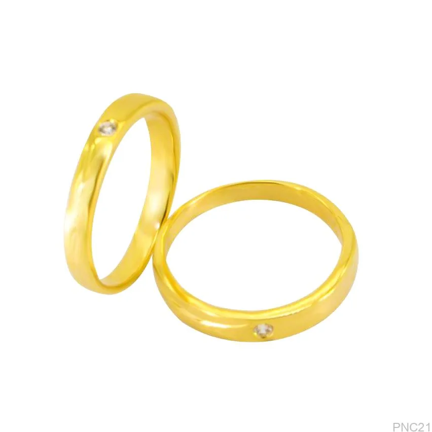 Nhẫn Cưới Vàng PNC21