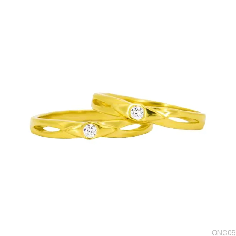 Nhẫn Cưới Vàng QNC09