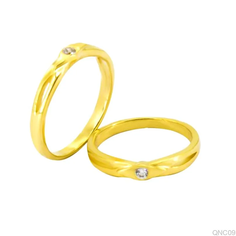 Nhẫn Cưới Vàng QNC09