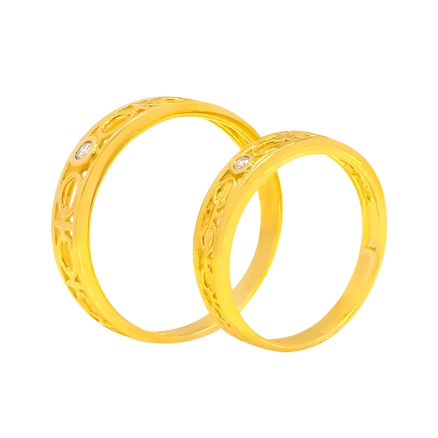 Nhẫn Cưới Vàng QNC88