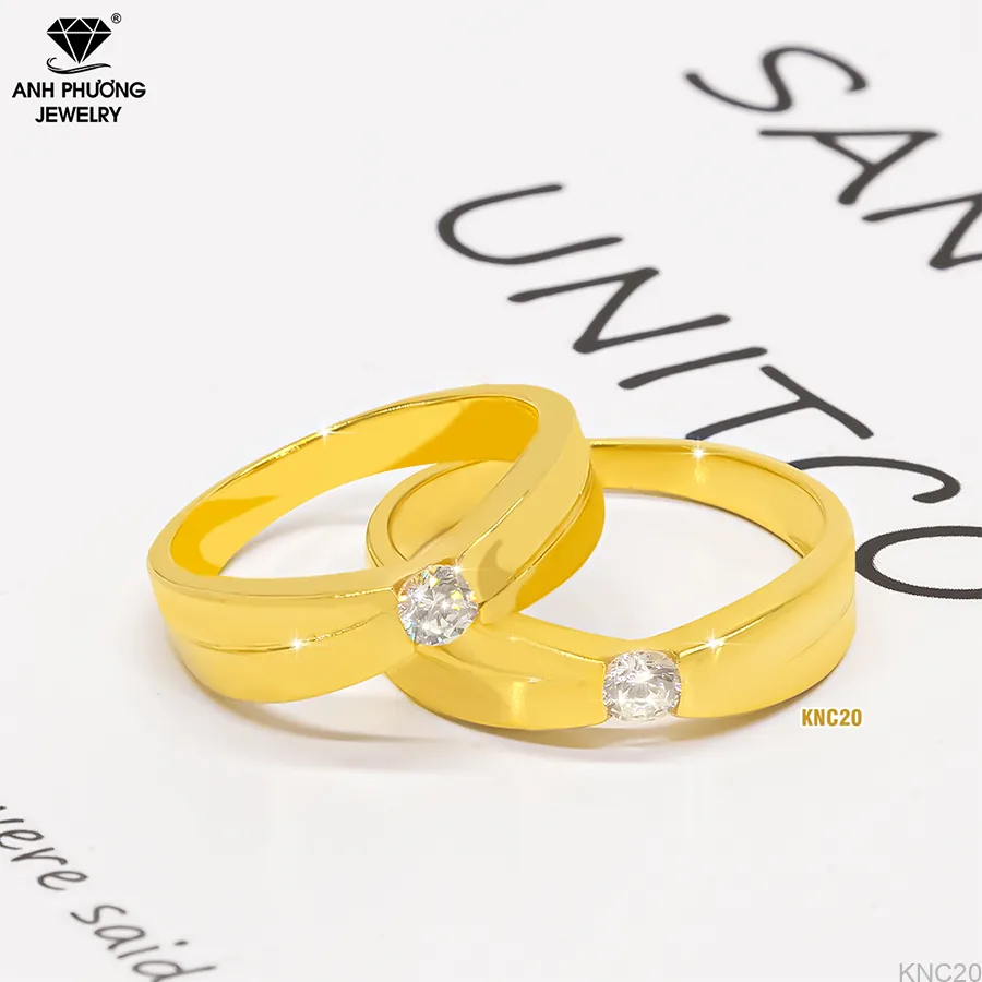 Nhẫn Cưới Vàng KNC20